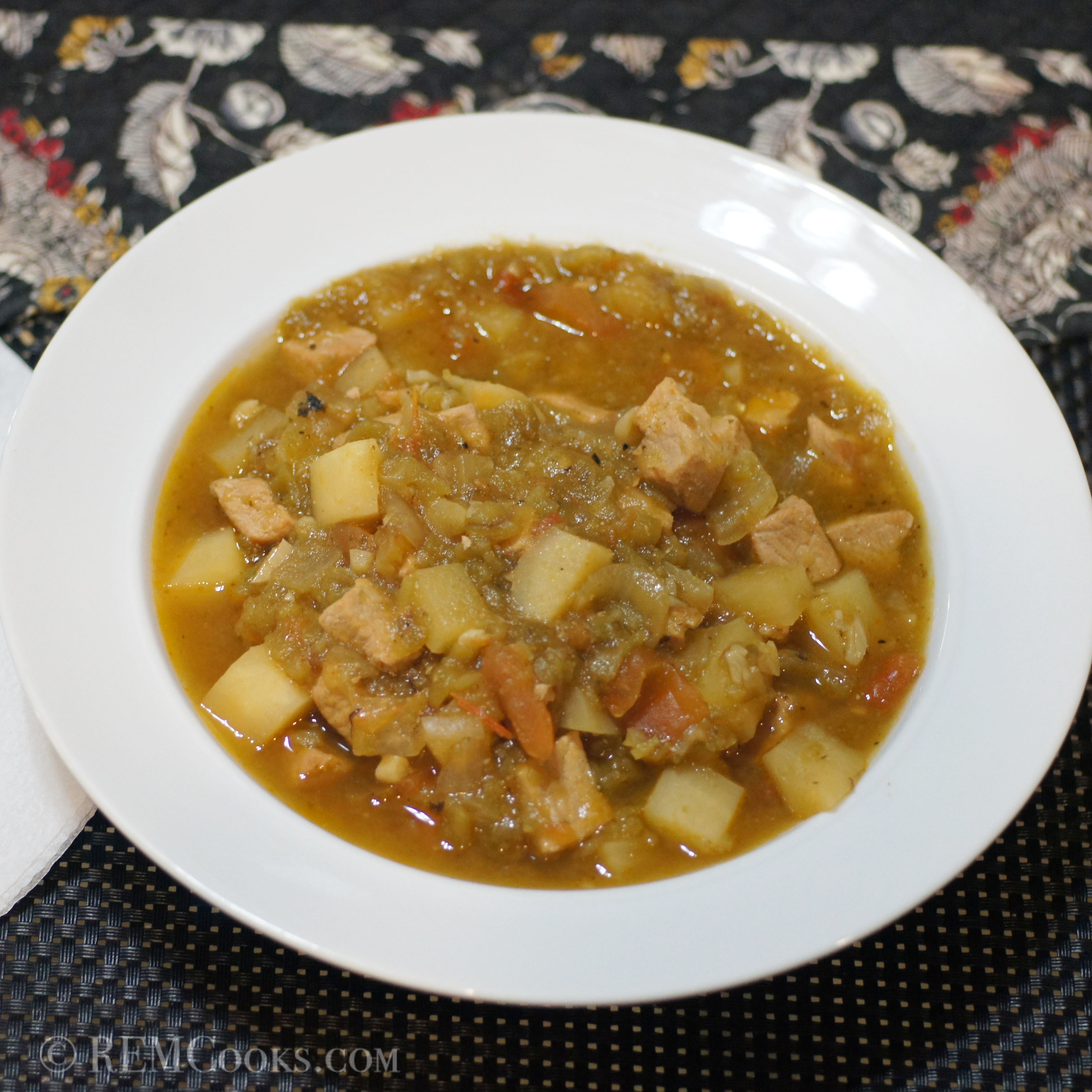 New Mexico Green Chile Stew Remcooks